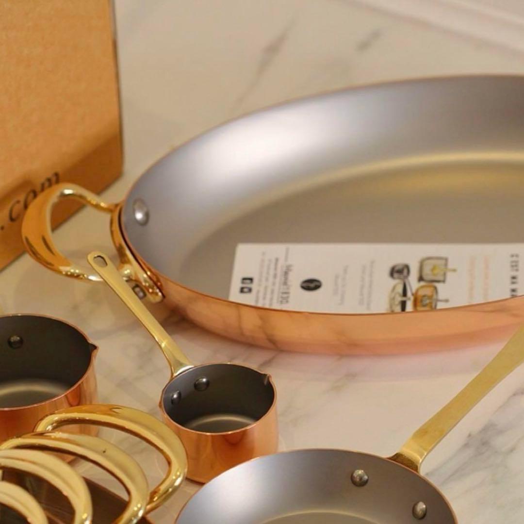 Mauviel 1830 ムヴィエール　銅　両手オーバルパン