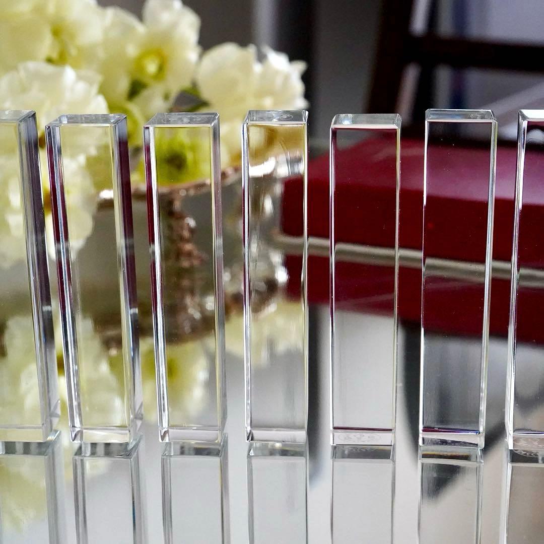 美品★オールドバカラBACCARATカトラリーレスト★箸置き 12本★クリスタル