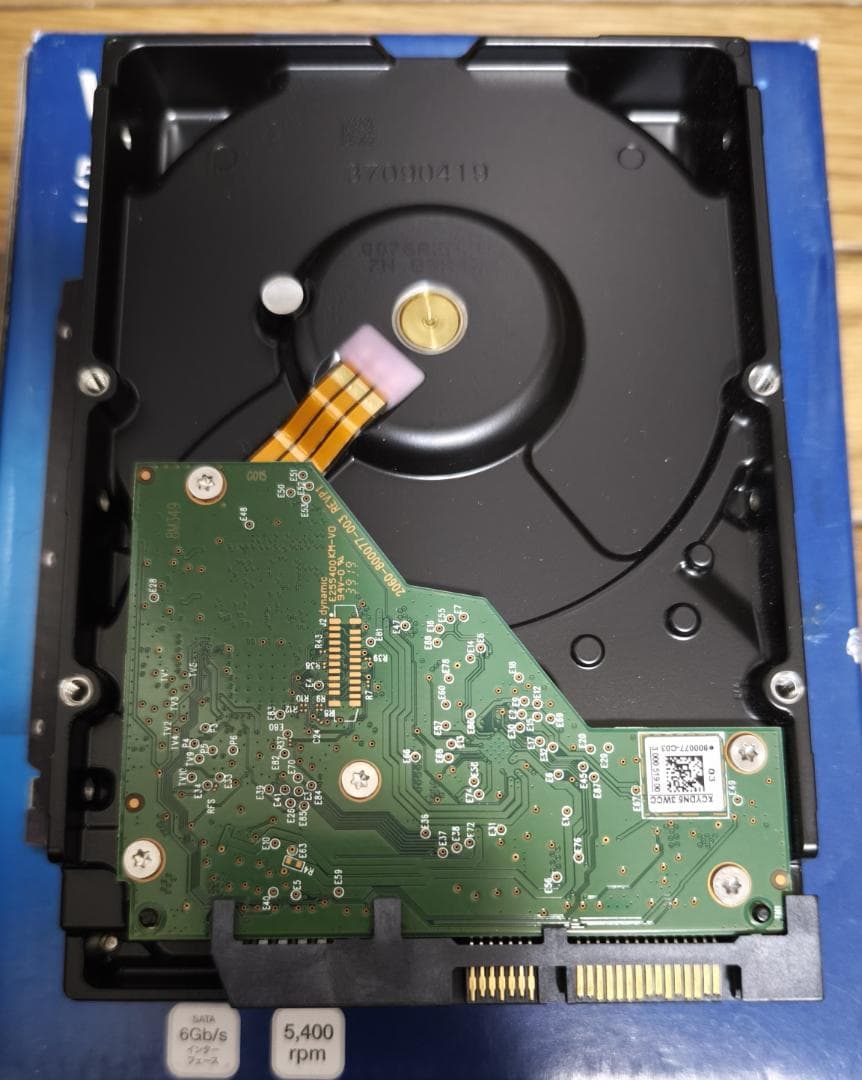 【中古】Western Digital WD60EZAZ 6TB 内蔵型HDD