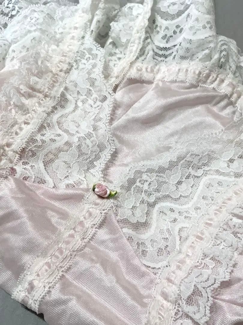 00sLIZLISA系 薔薇 フリル ハシゴレース ベビードール キャミソール