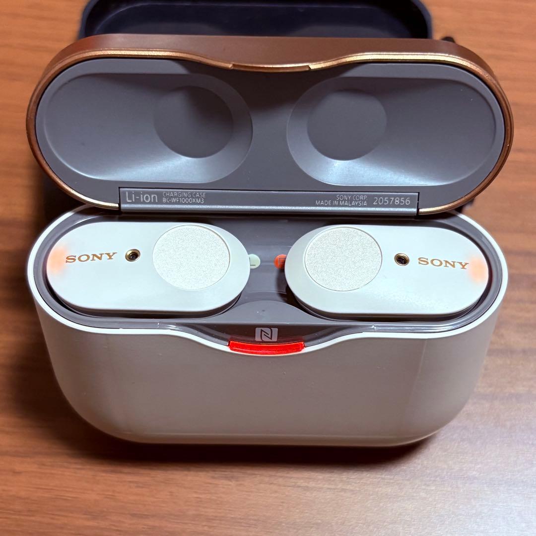 【美品】SONY WF-1000XM3 ＆ 専用カバー付き