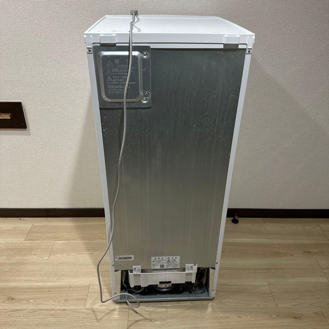 ホワイト上下二段式冷蔵庫