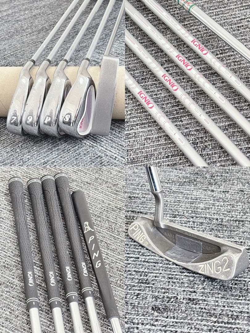 ダンロップ/イグニオ メーカー混合 初心者 レディース ゴルフ クラブセット