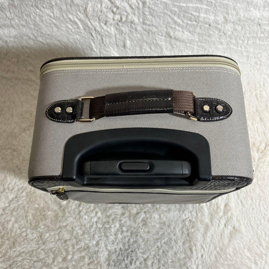 未使用　SWANY トランクキャリーバッグ クロコダイル型