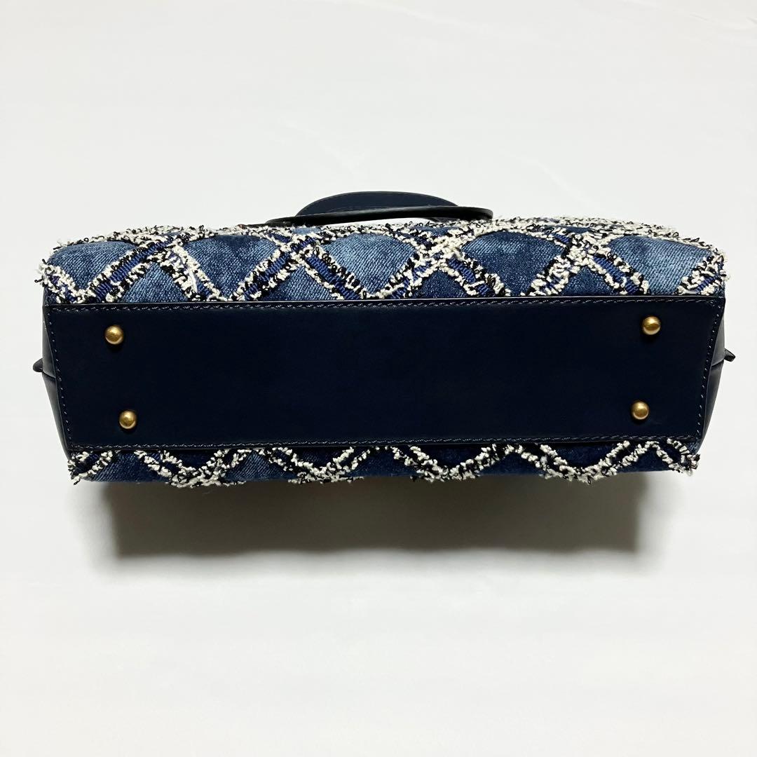 【未使用】ゲス GUESS デニム　ショルダーバッグ ハンドバッグ　2way