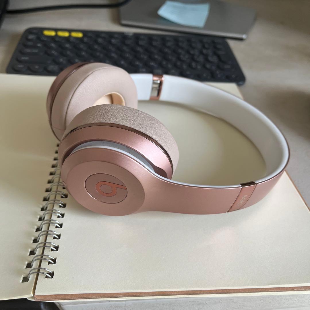 Beats Solo3 Wireless ヘッドホン ローズゴールド