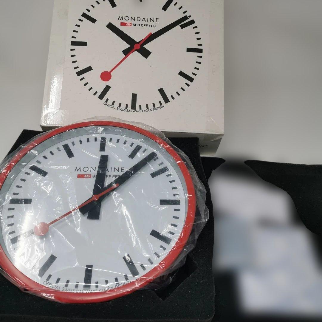 MONDAINE 掛時計 スイス鉄道デザイン　A990.CLOCK.11SBC