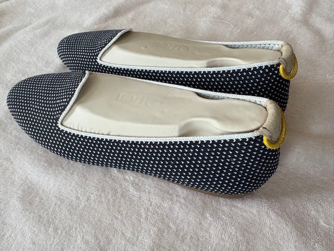 Often オッフェン　フラットシューズ ネイビー サイズ41