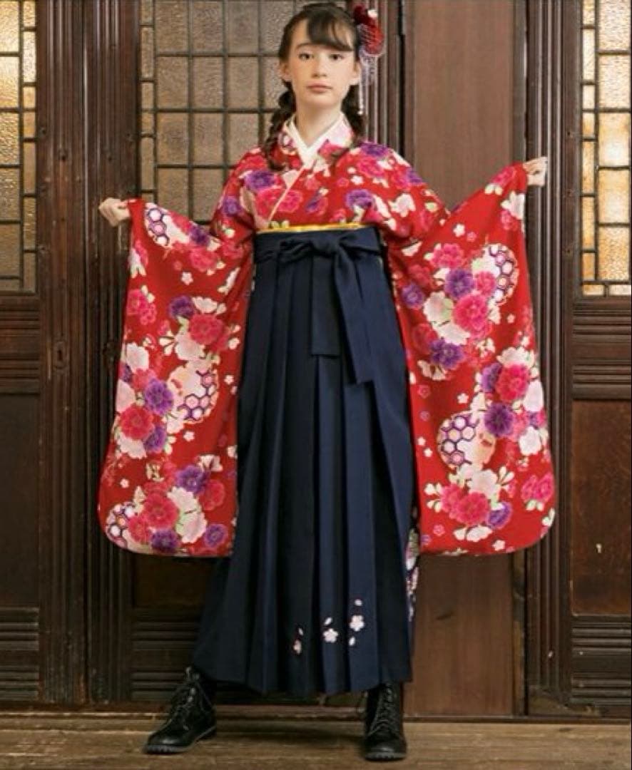 ブーツ付き/アリサナ/卒業式/袴セット160cm/説明書あり