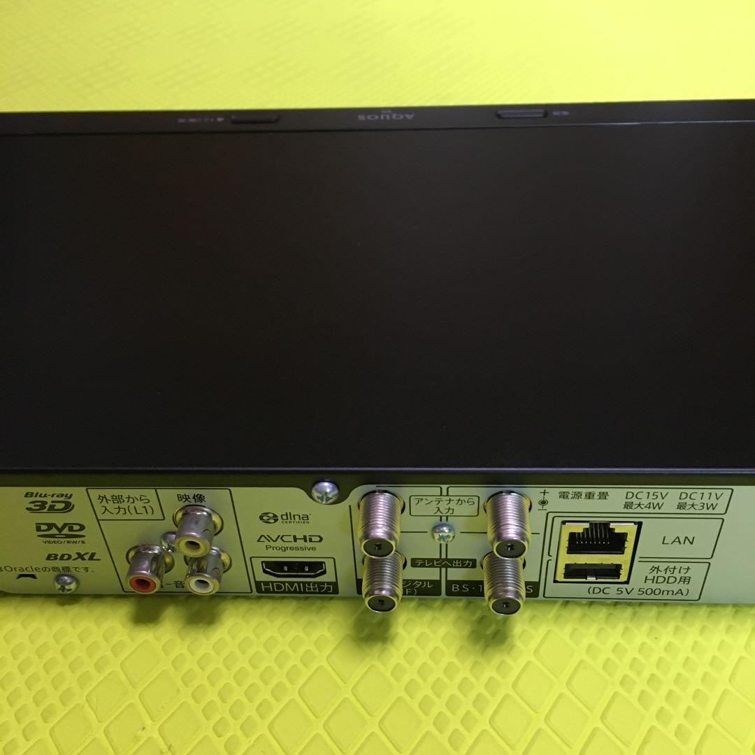 2017年製◆シャープブルーレイ◆BD-NW510◆2番組同時録画・純正リモコン