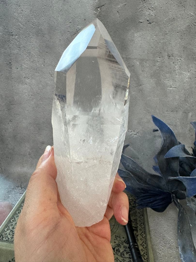 ブルーニードル　エンジェルラダー　レムリアンシード　スタンド付き　ビックピース