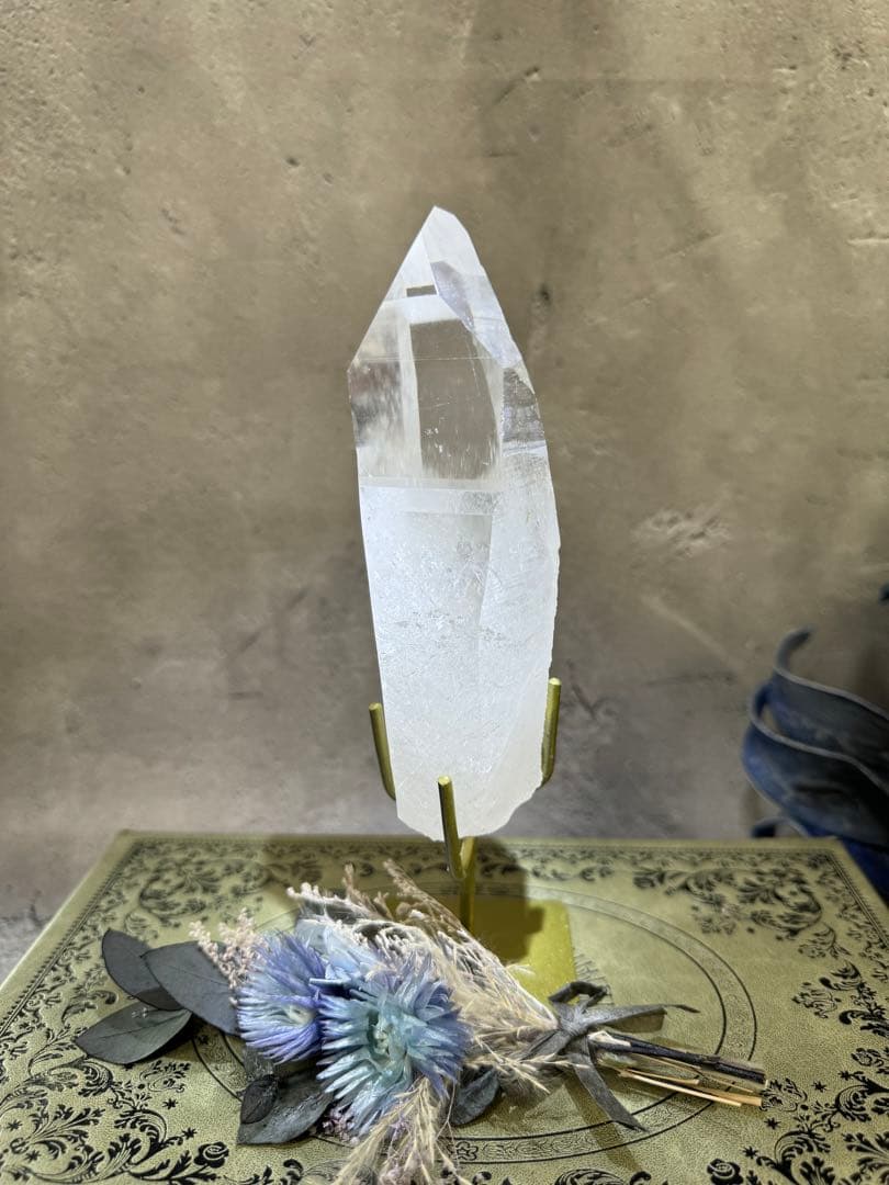 ブルーニードル　エンジェルラダー　レムリアンシード　スタンド付き　ビックピース