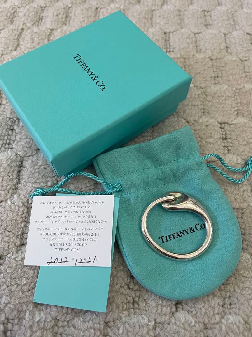 TIFFANY&CO. エルサ・ペレッティ　エターナル サークル キーリング