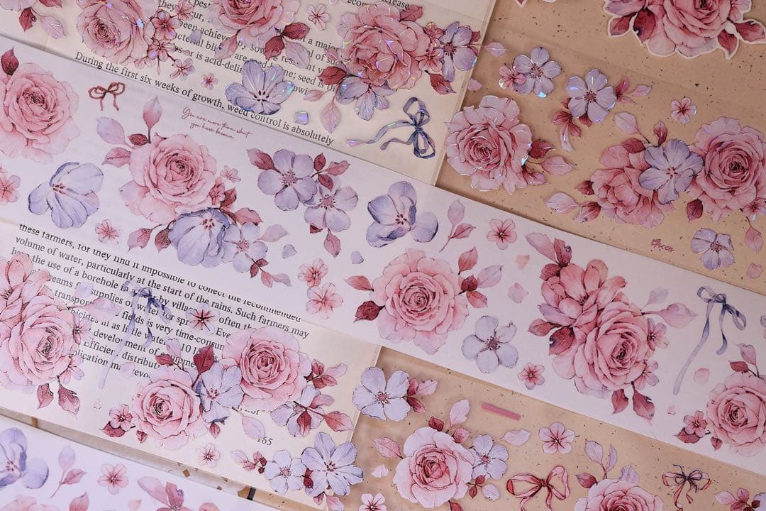 ⭐️SALE⭐️小白家文創《朝雾》海外マスキングテープ　マステ 【2514】