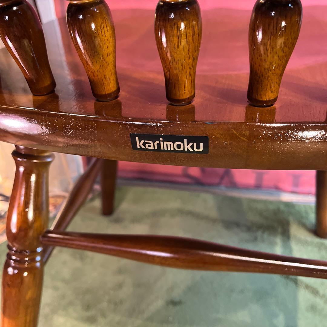 L２　カリモクヴィンテージ スピンドルチェア　コロニアル ウィンザー