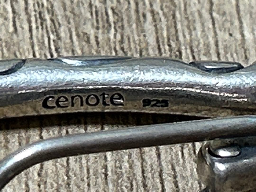 シルバーSV925 カラビナキーリング付き