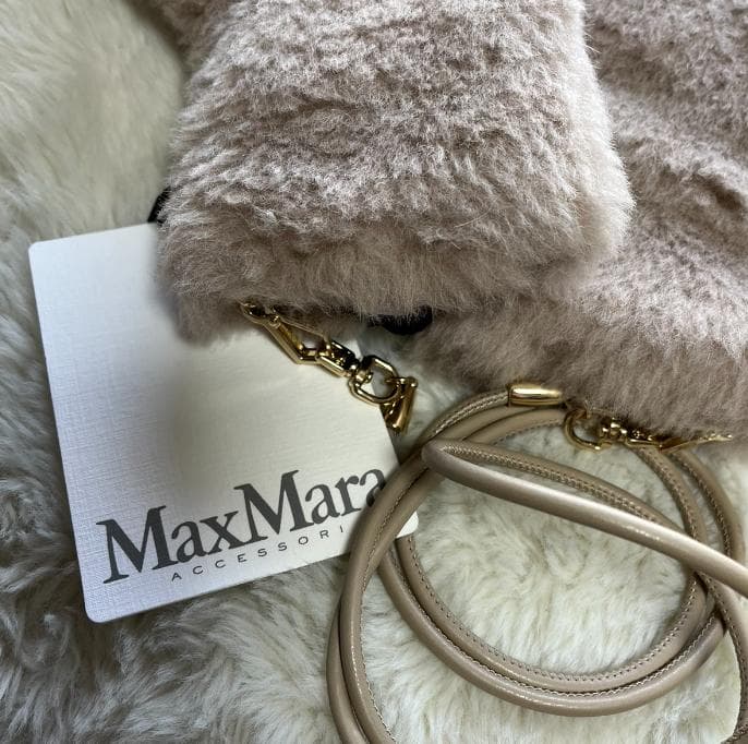 新品未使用 Max Mara マックスマーラ テディミトン もこもこ手袋