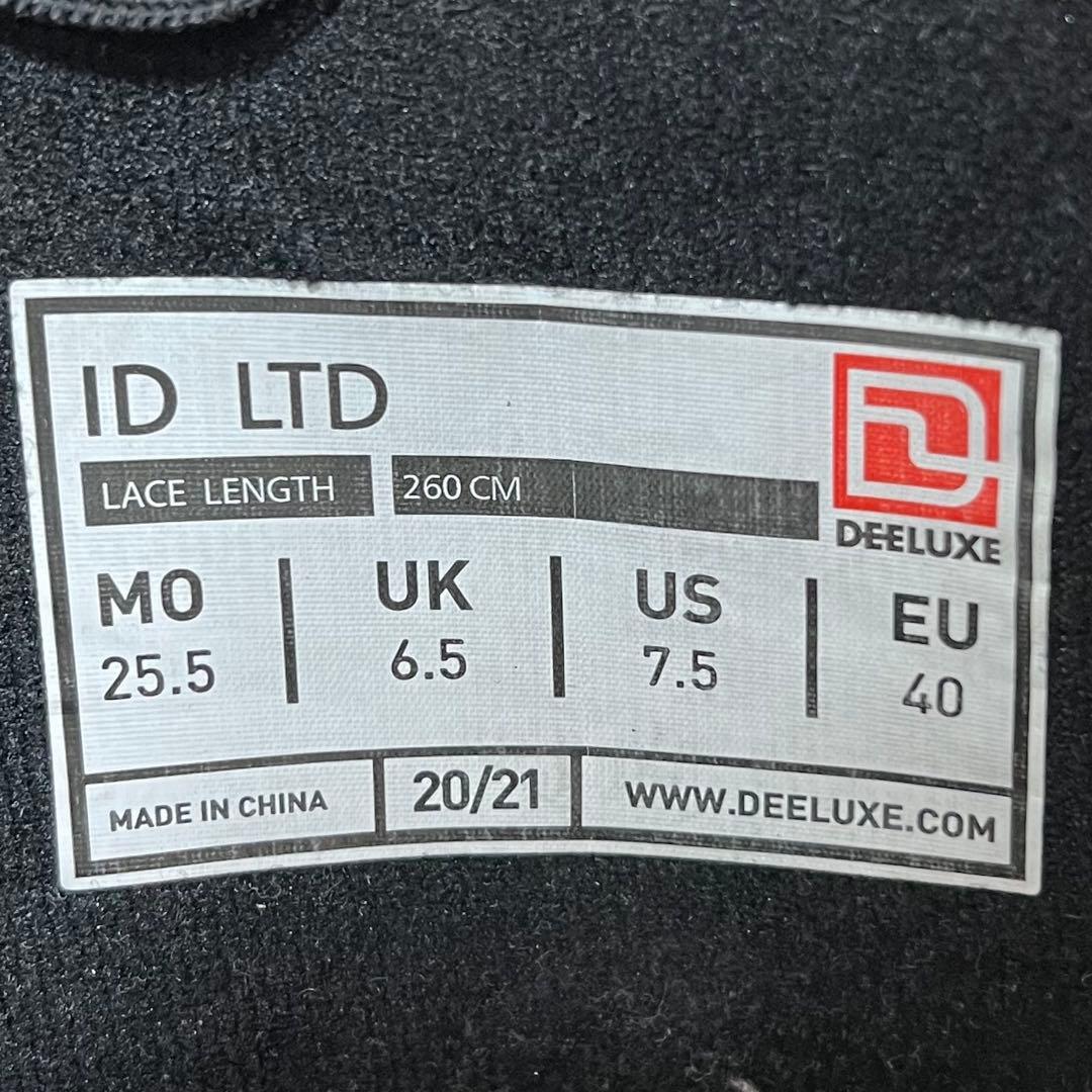 【即日発送】DEELUXE スノボ　ID LTD 25.5cm 20-21モデル