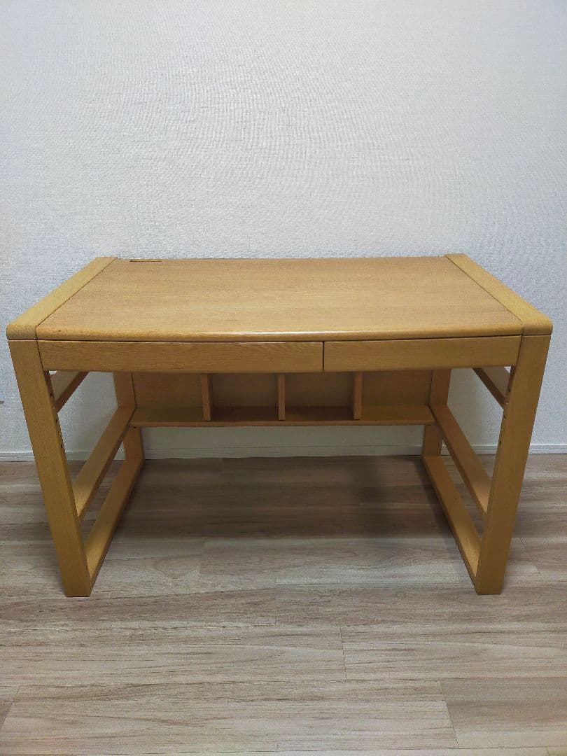 浜本工芸 木製デスク 引き出し付き　学習机