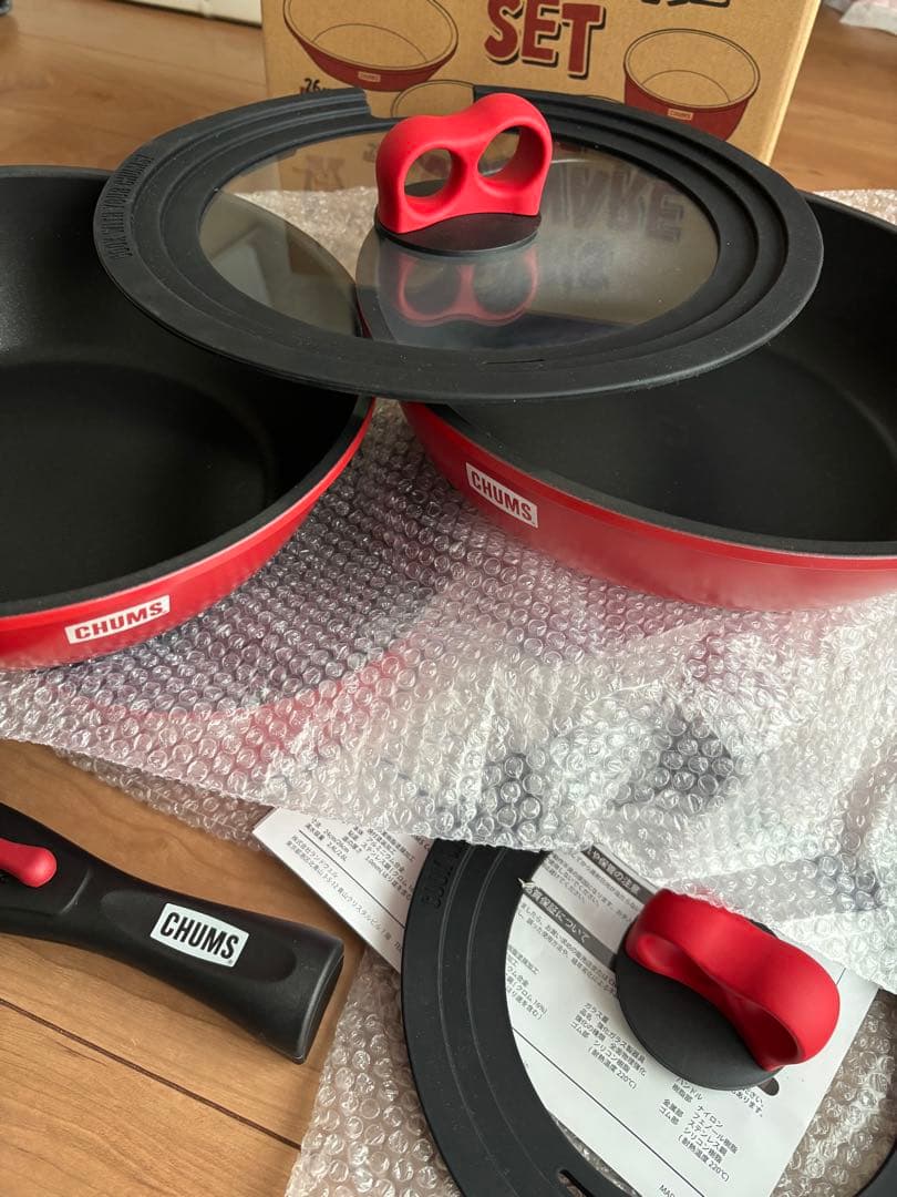 新品未使用⭐︎CHUMS 鍋・フライパンセット