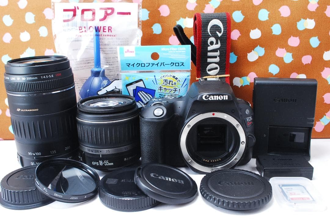 ✨Wi-Fi搭載✨初心者オススメ✨Canon Kiss X9 ダブルレンズセット