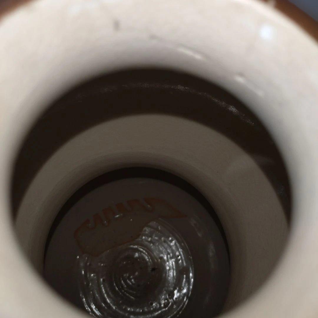 薩摩焼 陶器 花柄 人物画　大型　壺