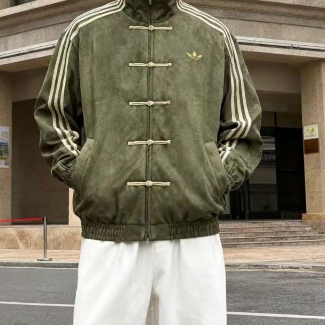 adidasアディダス 中国限定 蛇年トラックジャケット緑　Mサイズ”