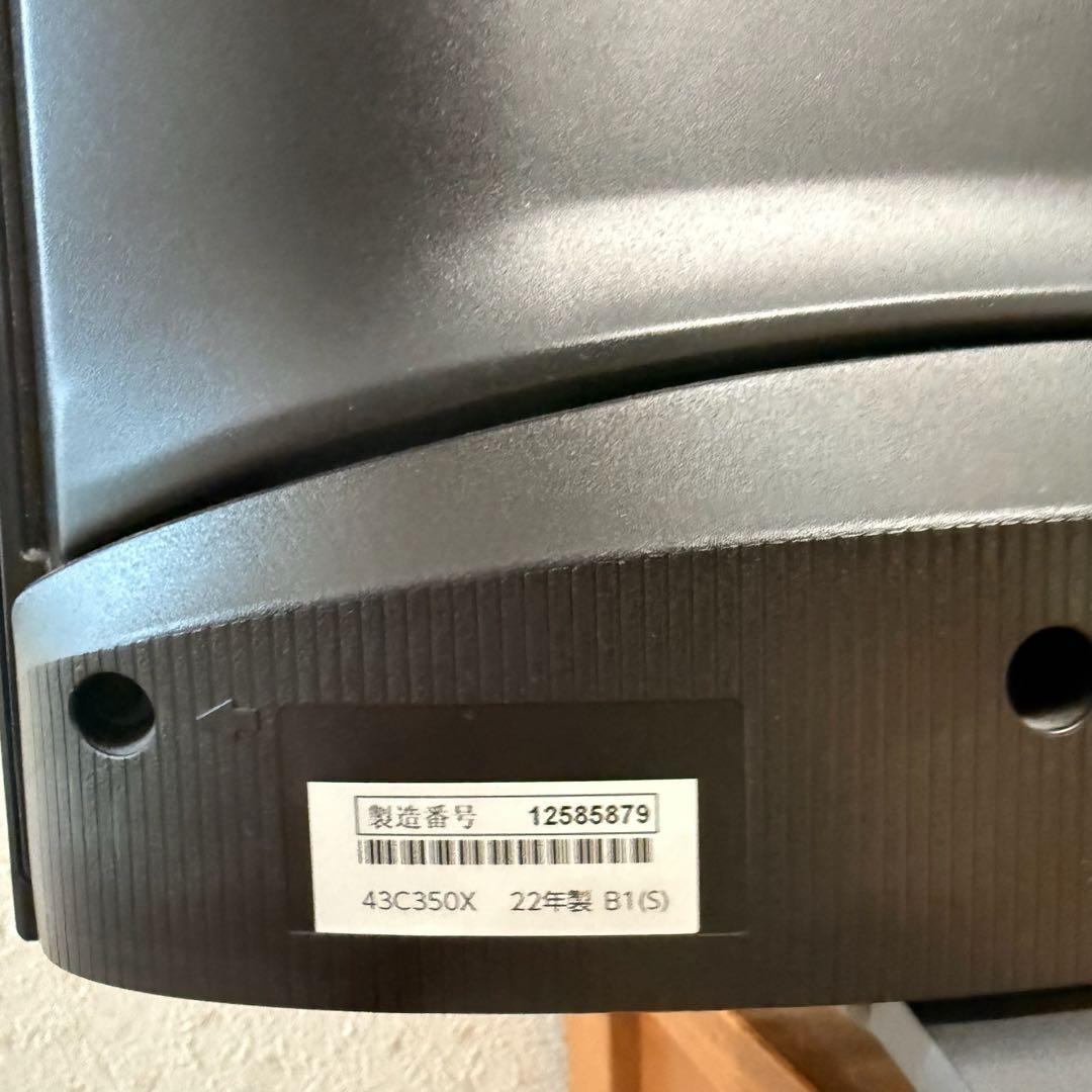 ● 美品 東芝 レグザ REGZA 43C350X 4K液晶テレビ 43型