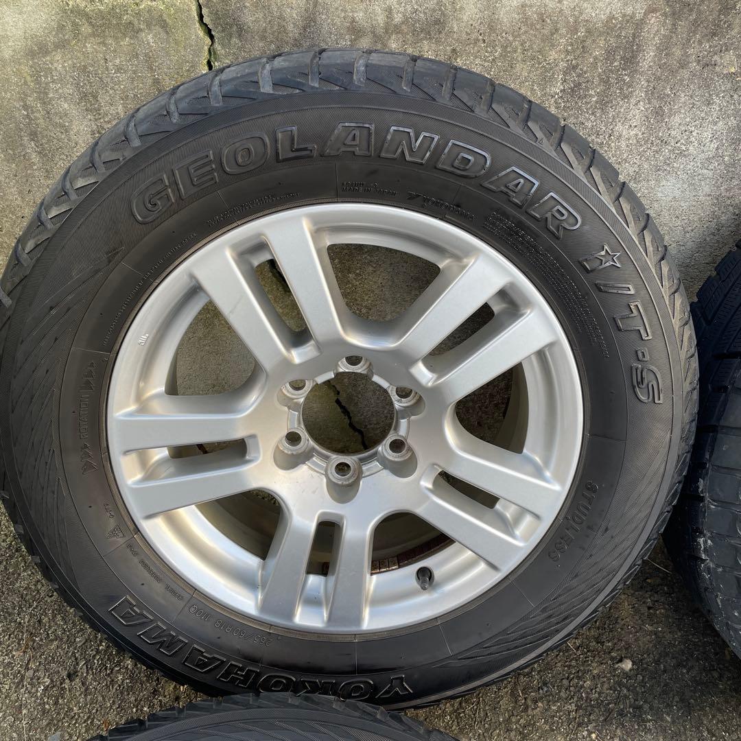 プラド 150 Gフロンティア純正ホイールタイヤセット　美品　最終値引き