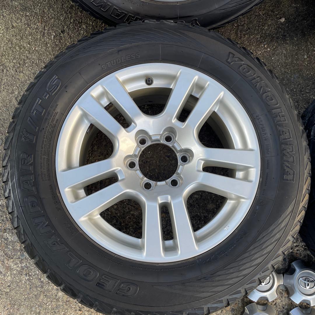 プラド 150 Gフロンティア純正ホイールタイヤセット　美品　最終値引き