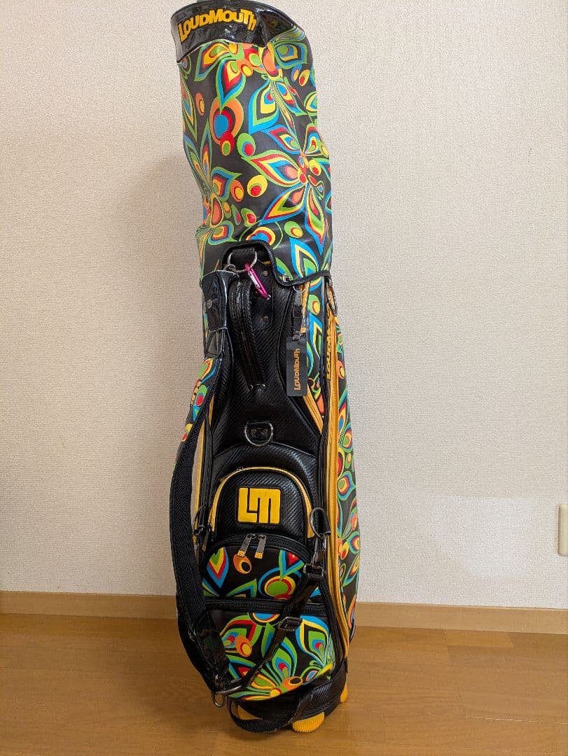 Loudmouth カラフル花柄キャディバッグ