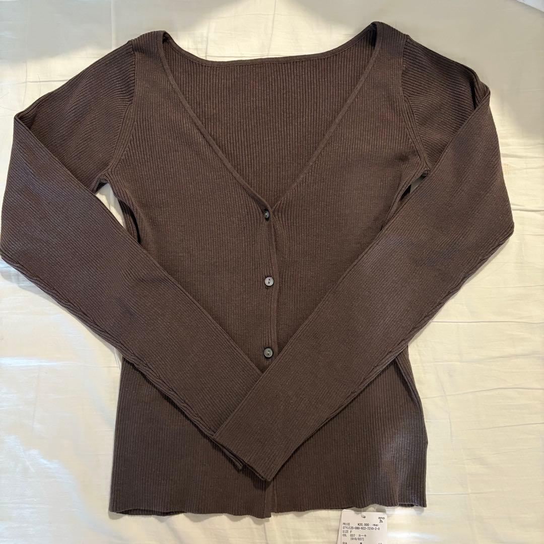 【あおい】silk/linen short カーディガン　Plage