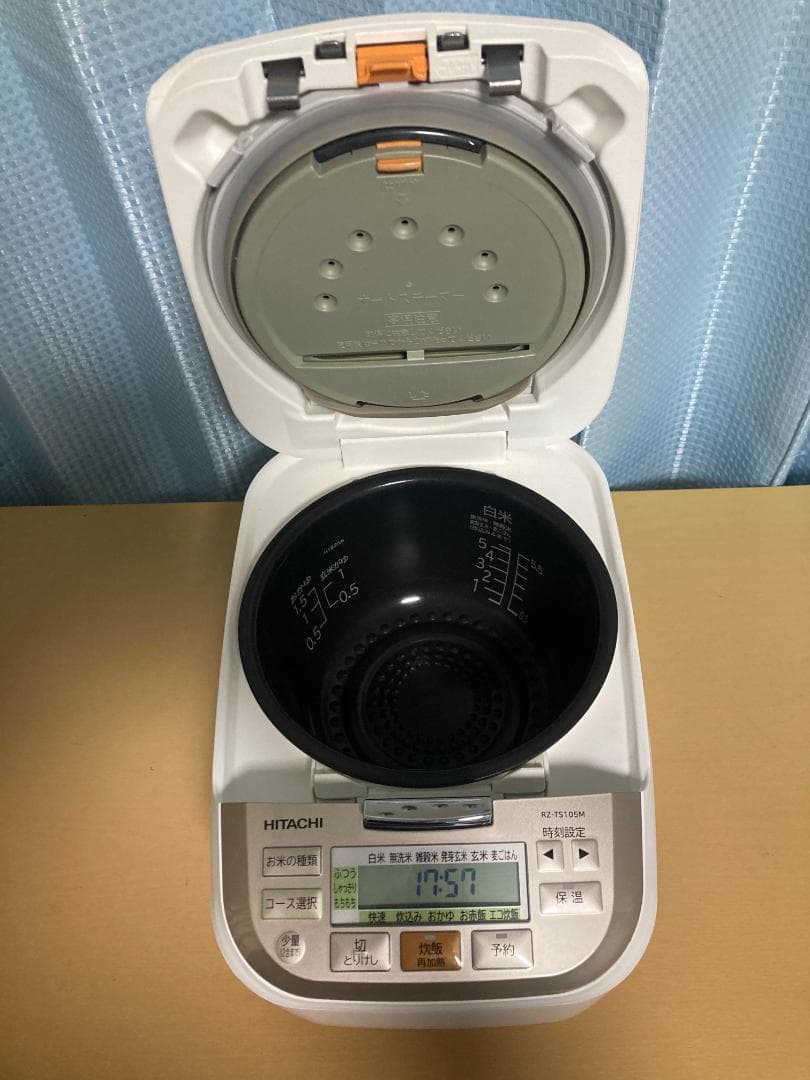 ★美品★22年製HITACHI RZ-TS105M　IHジャー炊飯器5.5合炊き