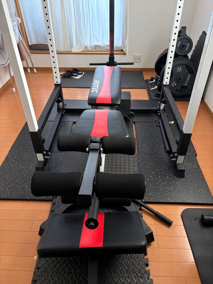 アイロテックマスキュラーセット140 / プレートラック付　パワーラック