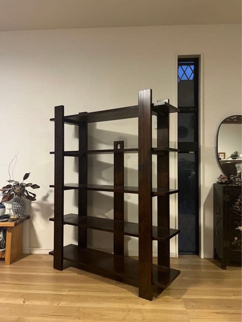 【特注品】284,400円 星野民藝 星野民芸 高級家具　飾り棚オープンシェルフ
