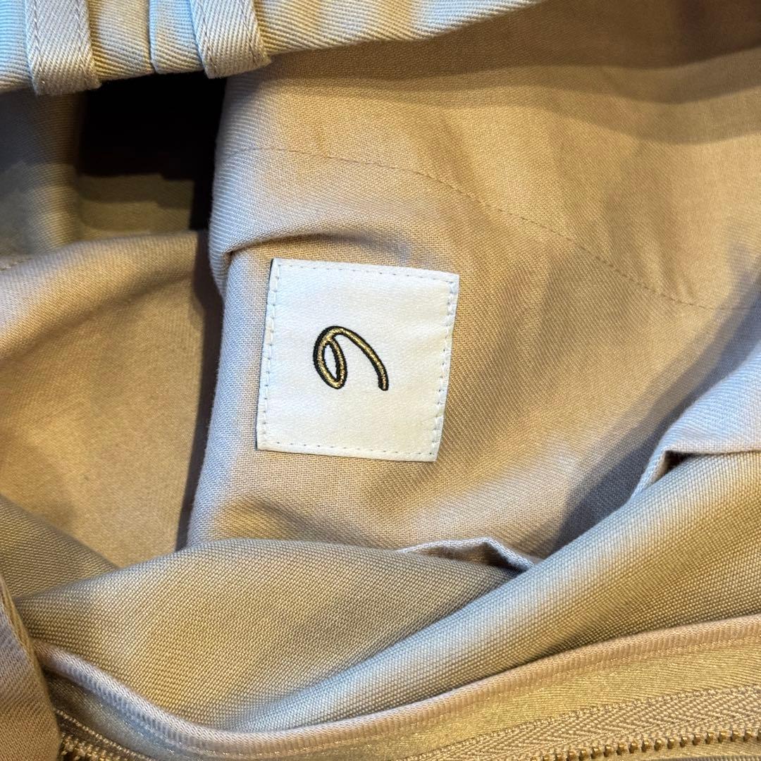 6(ROKU) コットンチノパンツ マーベルト ベージュ 34