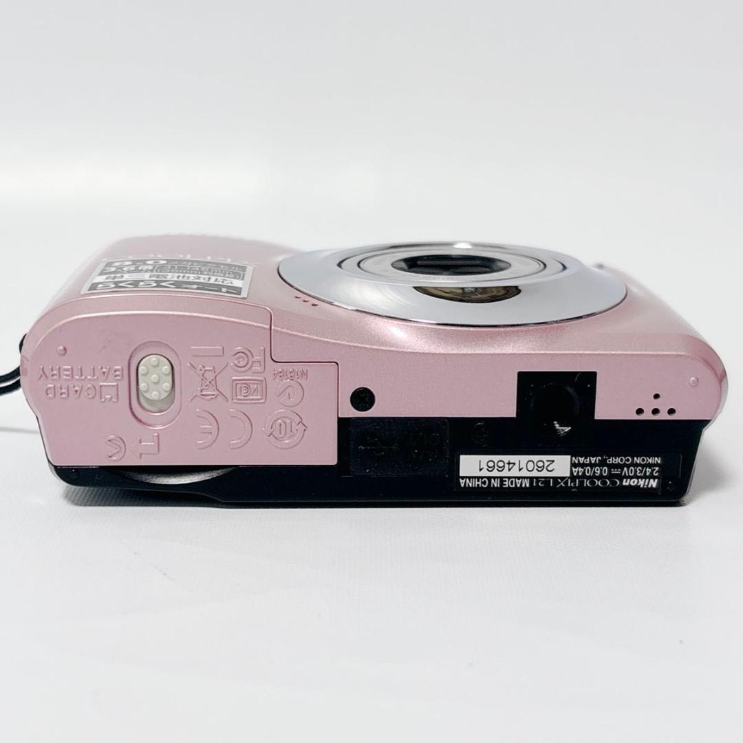 Nikon COOLPIX L21 ピンク 乾電池式 単三電池 美品 動作確認済