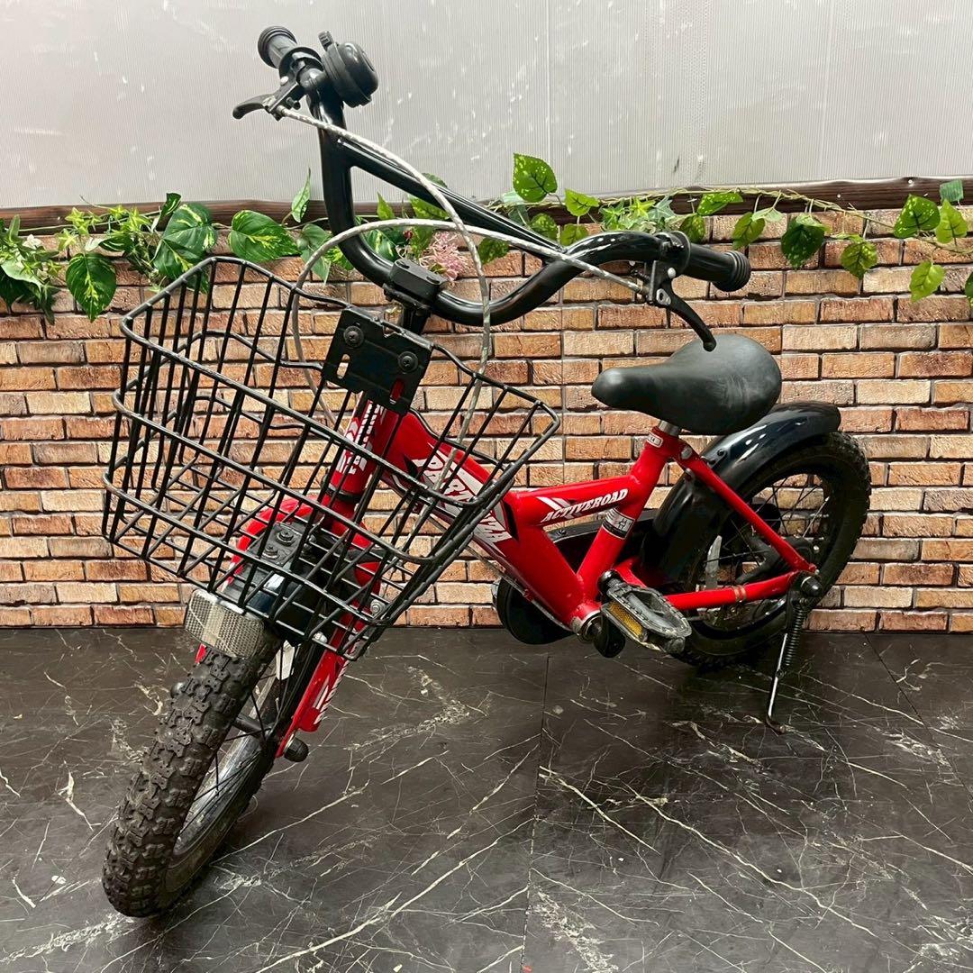 【70】子供用自転車 子供車 PARTENZA レッド 14インチ シングル