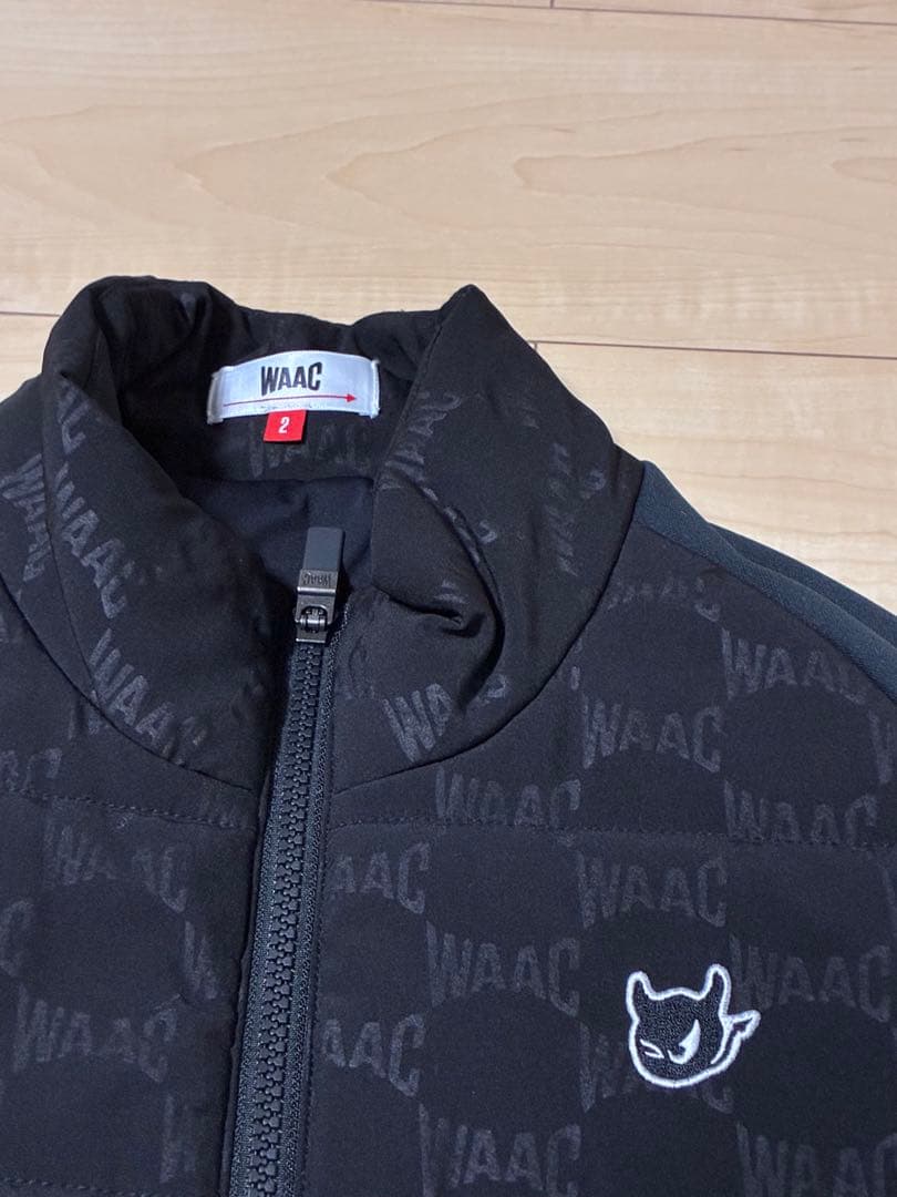 WAAC ブラック ジップアップジャケット サイズ2
