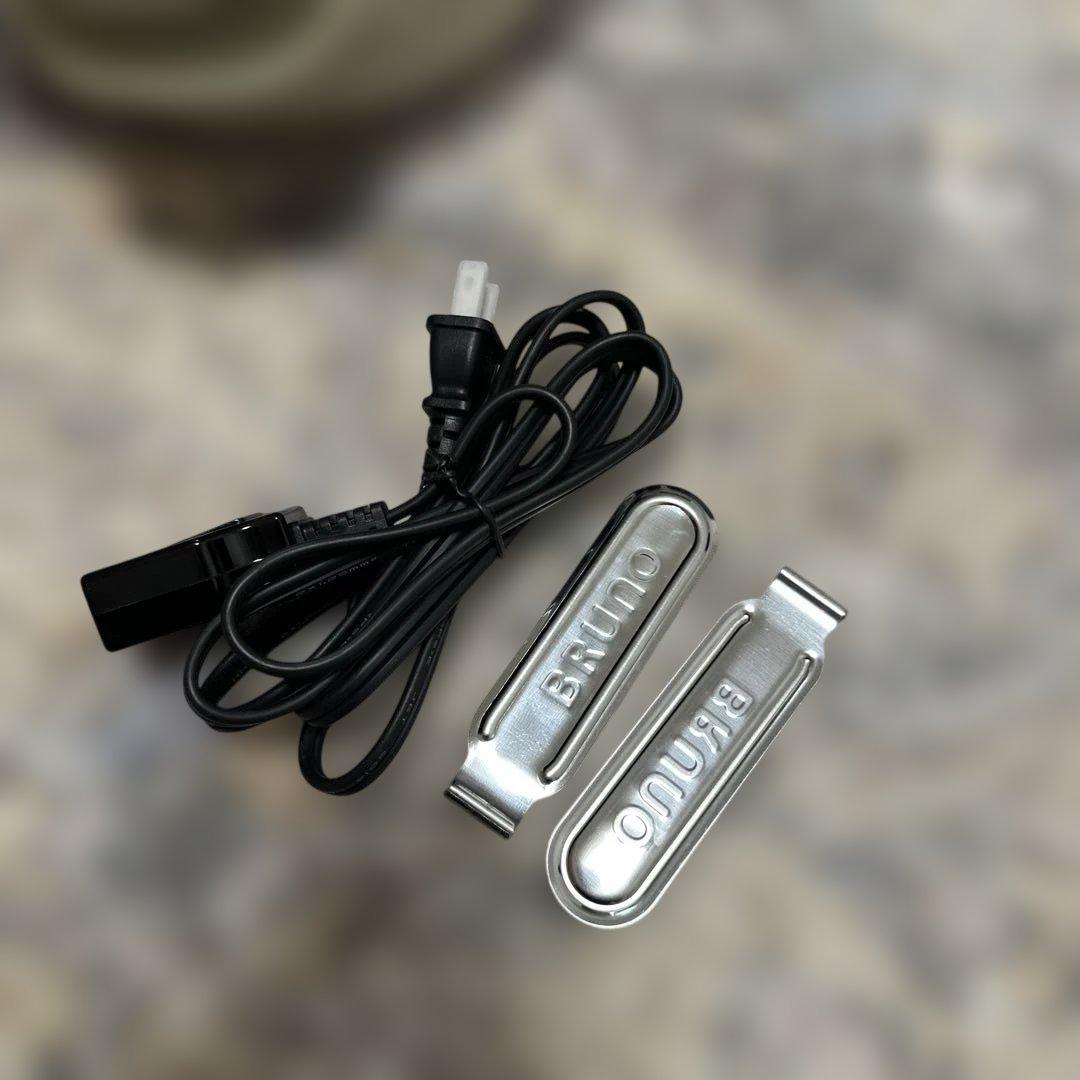 【美品 使用回数10回程度】BRUNO オーバルホットプレート グレージュ