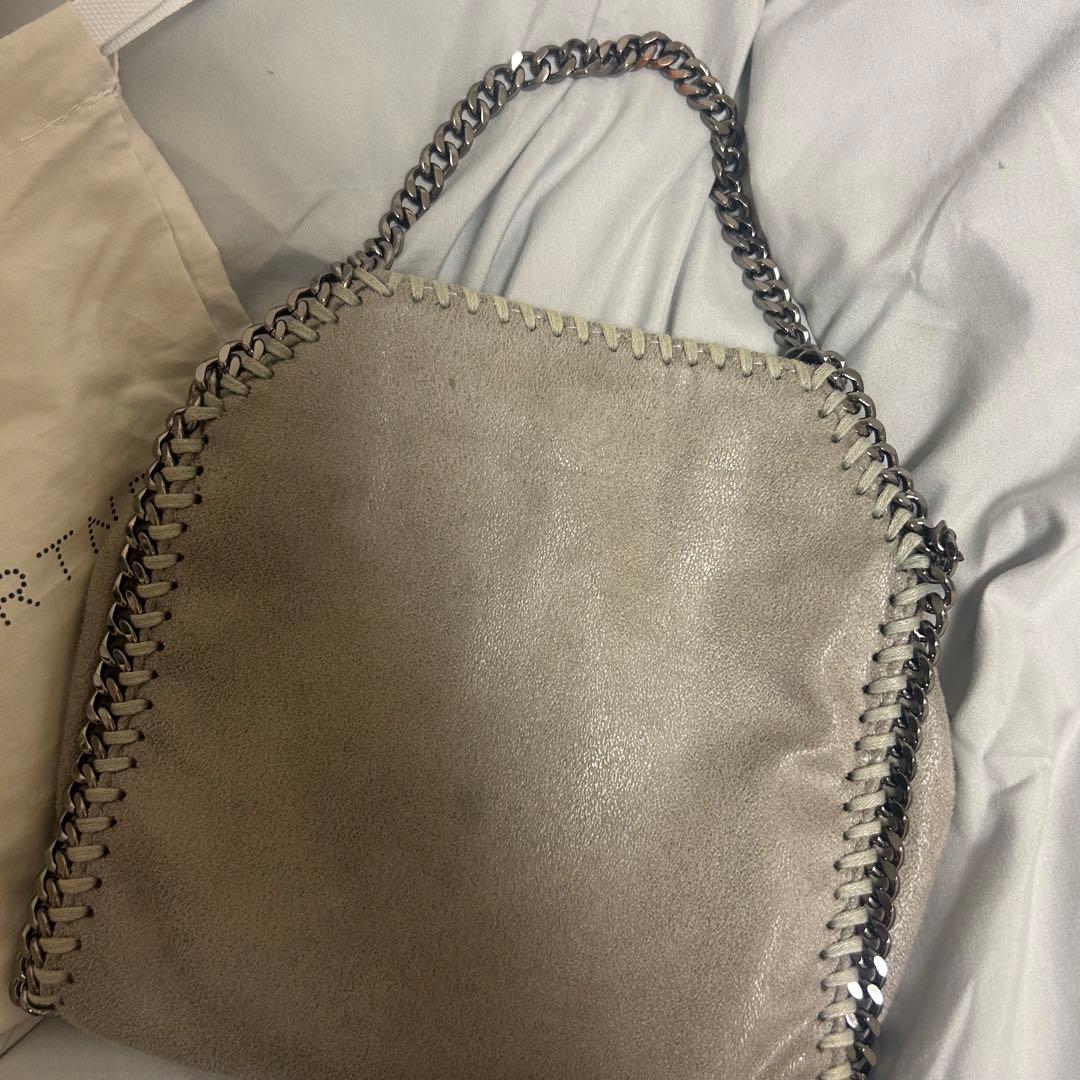 STELLA McCARTNEY ファラベラタイニー　グレー ショルダーバッグ