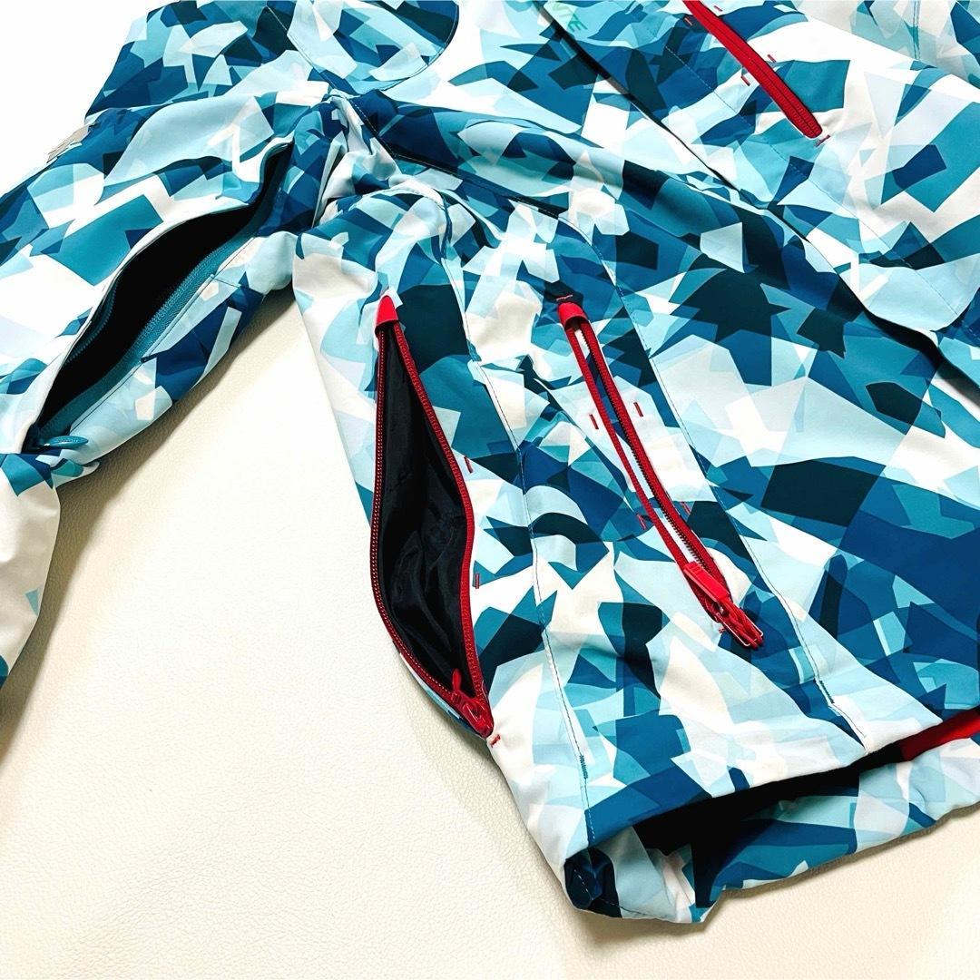 6643 デサント　ジャケット　スキーウェア　S.I.O 中綿入り　総柄