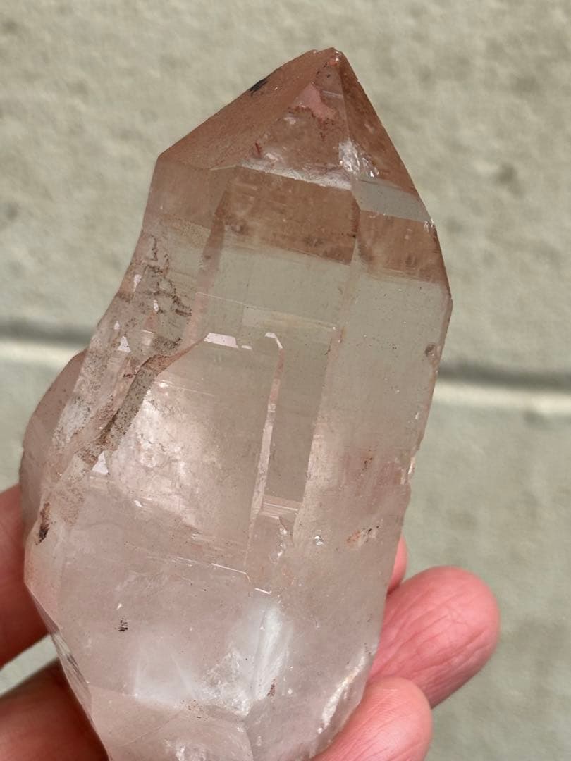 インド　マニカラン水晶　ダブルポイント　278g 両剣水晶　力強さ　天然石