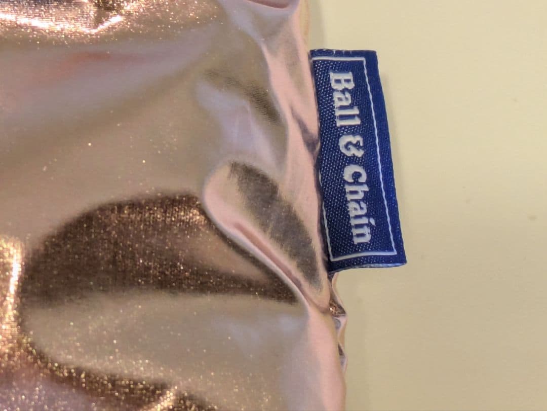 Ball & Chain メタリックエコバッグ