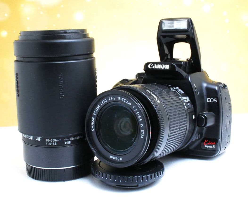 CANON　EOS　KissX　超望遠おまけレンズ　初心者　キャノン　手ブレ