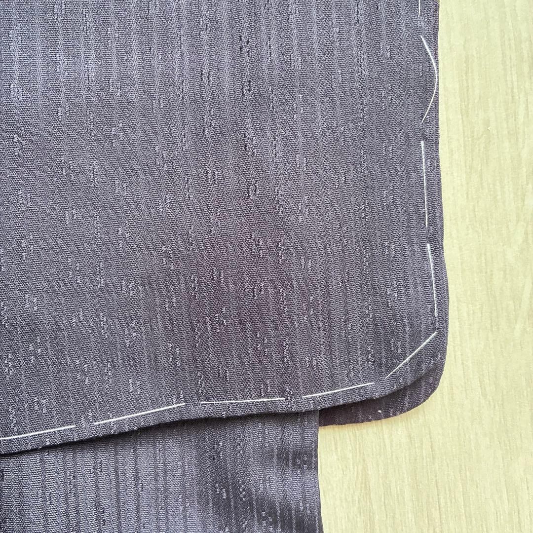 訪問着　フルセット　着物　正絹　ロング丈　しつけ糸付き　紫　梅の枝　結婚式　G9