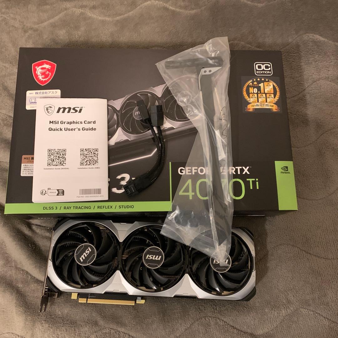 グラフィックボード・グラボ・ビデオカード msi RTX4070Ti 12GB VENTUS 3x