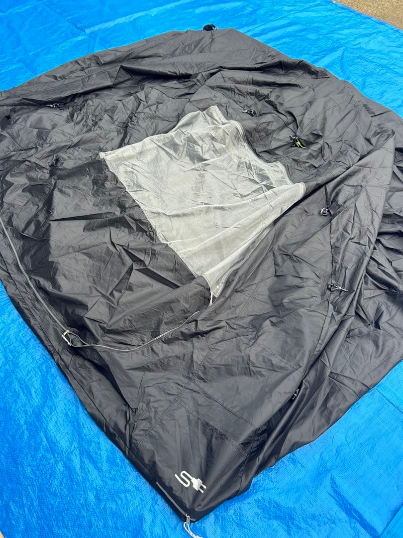 テントファクトリー ブルーウィンド 4シーズン トンネル2ルーム テント