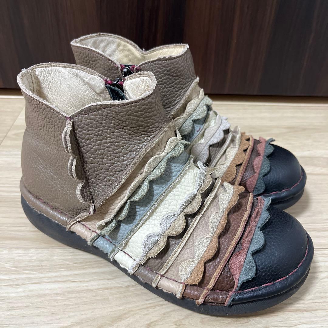 美品部類！estacion エスタシオン MSE95 本革 24cm前後