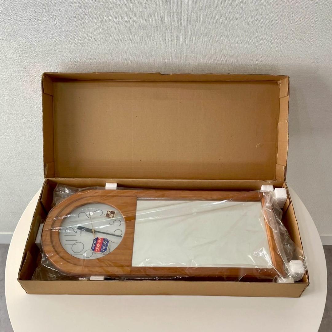 デッドストック CITIZEN ウォールクロック 鏡付き 掛け時計 ヴィンテージ